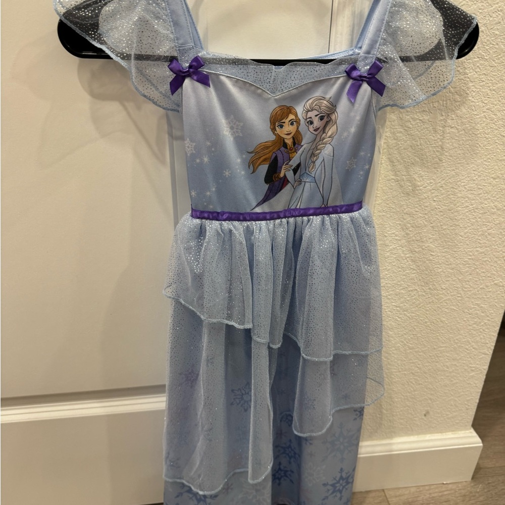 Disney Frozen Costume with Blue and Purple Details